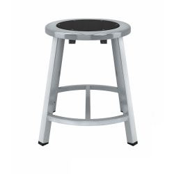 National Public Seating Titan Stool, 18&quot;, Black/Gray