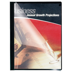 Office Depot Brand Metal Clip Report Covers Black Pack Of 5 Office Depot