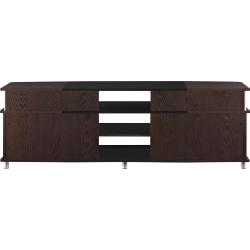 Photo 1 of Ameriwood™ Home Carson TV Stand For 70" Flat-Screen TVs, Cherry/Black