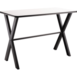 National Public Seating Collaborator Table, 42&quot;H x 30&quot;W x 72&quot;D, Whiteboard Top