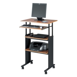 Photo 1 of Safco Muv Stand-up Adjustable Height Desk, Cherry