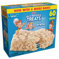 Kellogg's® Rice Krispies Treats® Original Bars, 0.78 Oz, Box Of 60