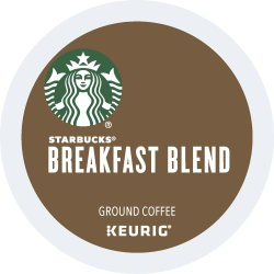 Starbucks® Single-Serve Coffee K-Cup®, Breakfast Blend, Carton Of 24