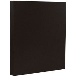 JAM Paper® Card Stock, Smooth Black Midnight, Letter (8.5&quot; x 11&quot;), 80 Lb, Pack Of 50