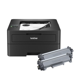 Brother HL-L2460DW XL Wireless Compact Monochrome Laser Printer with Duplex, Mobile Printing and up to 4,200 Toner Pages Included