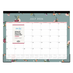 Desk Pad Planning Calendar BS Greta - 22x17 AY26-27 Monthly 