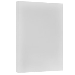 JAM Paper® Vellum Bristol Card Stock, Gray, Ledger (11" x 17"), 67 Lb, Pack Of 250