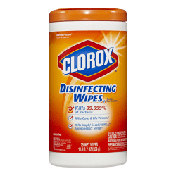 Clorox Bleach Free Scented Disinfecting Wipes Ready To Use Wipe Orange ...