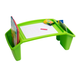 Photo 1 of Mind Reader Kids' Freestanding Lap Desk, 8-1/2"H x 23"W x 11-3/4"D, Green HAS A CRACK ON TOP 