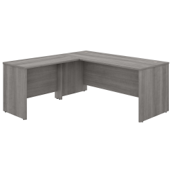 Bush Business Furniture Studio C 72&quot;W L-Shaped Desk With 42&quot;W Return, Platinum Gray, Standard Delivery