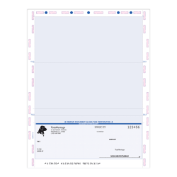 Custom Secure Print Pressure Seal Checks with Toner Adhesion C Fold 8 ...