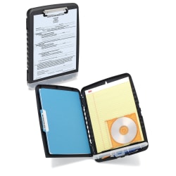 Office Depot Brand Form Holder Storage Clipboard Box Letter Size Charcoal Office Depot
