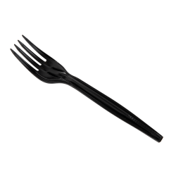 Mind Reader Fork Refill for CUTDISPBK-BLK Cutlery Storage, 3/4"H x 7/8"W x 6-1/4"L,100pcs, Black