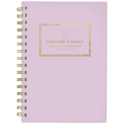 Simplified by Emily Ley for AT-A-GLANCE® 2026 Weekly Monthly Planner, Pink, Small, 5 1/2" x 8 1/2"