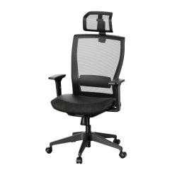 FlexiSpot C4B Ergonomic Mesh High-Back Office Chair, Black