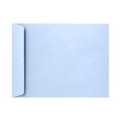 LUX Open-End 9&quot; x 12&quot; Envelopes, Peel &amp; Press Closure, Baby Blue, Pack Of 50