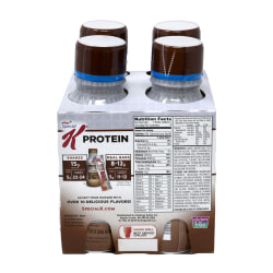 protein shake glass bottle