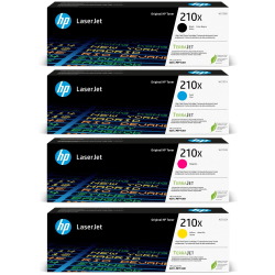 HP 210X High Yield Black Cyan Magenta Yellow Original LaserJet