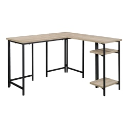 Photo 1 of Sauder® North Avenue 47"W L-Shaped Desk, Charter Oak