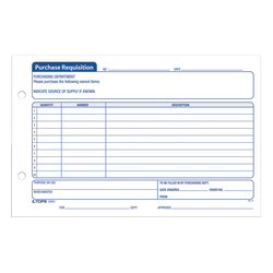 Office Depot Brand Purchase Requisition Forms 5 12 X 8 12 Pack Of 100 Office Depot