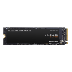 Western Digital WD_BLACK SN750 NVMe SSD, 500GB, Black