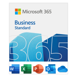 Microsoft 365 Business Standard - Subscription license (1 year) - 1 user (5 devices) - hosted - download - ESD - National Retail - All Languages - North America