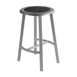 National Public Seating Titan Stool, 24&quot;, Black/Gray