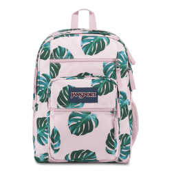 jansport big student backpack monstera leaves