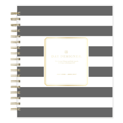 Planning Calendar DD Rugby Stripe Black PP 8x10 AY26&ndash;27 Daily
