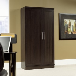 Realspace Storage Cabinet Dakota Oak Office Depot