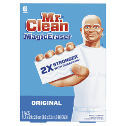 Mr. Clean® Magic Eraser Original Scrubbers, Box Of 6
