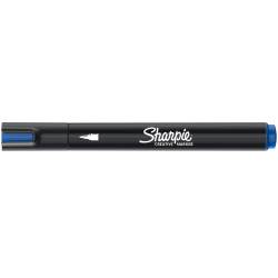 Sharpie Creative Marker, Water-Based Acrylic Marker, Bullet Tip, Blue, 1 Count