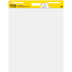 Post-it® Super Sticky Easel Pads, 25&quot; x 30&quot;, 1 Pad, 30 Sheets/Pad, Back to School Supplies for Classrooms, White