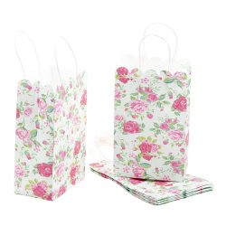 paper gift bags pink