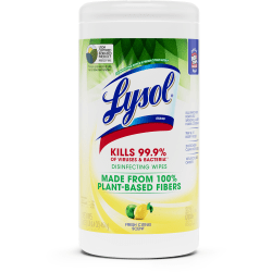 LYSOL® Disinfecting Wipes with Citric Acid - Fresh Citrus 70 ct.