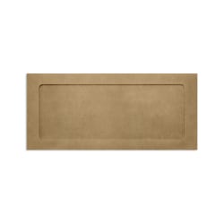 LUX #10 Envelopes, Full-Face Window, Gummed Seal, Grocery Bag, Pack Of 50