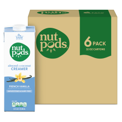 Nutpods® French Vanilla Non-Dairy Creamer, 32 fl oz cartons, 6 pack