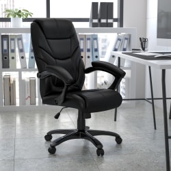 overstuffed swivel chair