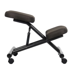 Photo 1 of Boss Ergonomic Kneeling Stool, 25"H x 19 1/2"W x 26"D, Black