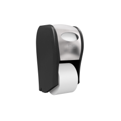 Solaris Paper Locor Top Down Wall Mount Bath Tissue Dispenser Stainless Office Depot