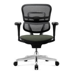 WorkPro 12000 V2 Series Ergonomic MeshFabric Mid Back Manager s Chair OliveBlack Office Depot