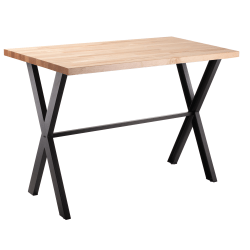 National Public Seating Collaborator Table, 42&quot;H x 30&quot;W x 72&quot;D, Butcherblock Top