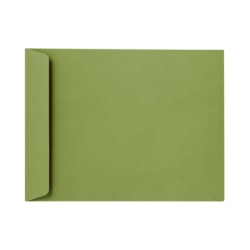LUX #6 1/2 Open-End Envelopes, Peel &amp; Press Closure, Avocado Green, Pack Of 1,000