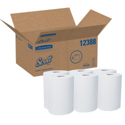 Scott® Slimroll&trade; 1-Ply Paper Towels, 70% Recycled, Pack Of 6 Rolls