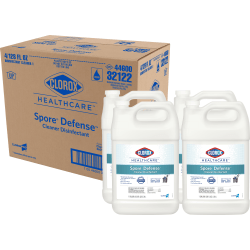 Clorox Healthcare® Spore10 Defense Cleaner Disinfectant, Refill Bottle, 128 Ounces (Pack of 4)