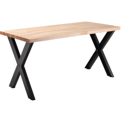 National Public Seating Collaborator Table, 30&quot;H x 30&quot;W x 72&quot;D, Butcherblock Top