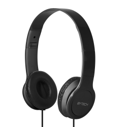 BYTECH On Ear Headphones Black BYAUOH143BK - Office Depot