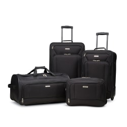 Photo 1 of American Tourister® Fieldbrook XLT 4-Piece Luggage Set, Black