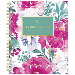 Simplified by Emily Ley for AT-A-GLANCE® 2026 Weekly Monthly Planner, English Garden, Large, 8 1/2" x 11"