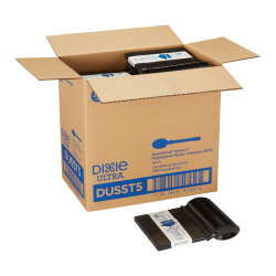 SmartStock® T-Series Disposable Cutlery Refills, Polystyrene Teaspoons, Black, 40 Teaspoons Per Refill, 24 Refills Per Case, 960 Teaspoons